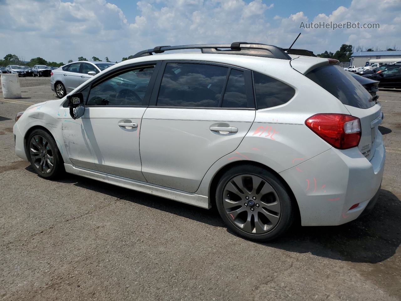 2016 Subaru Impreza Sport Premium White vin: JF1GPAP66GH266800