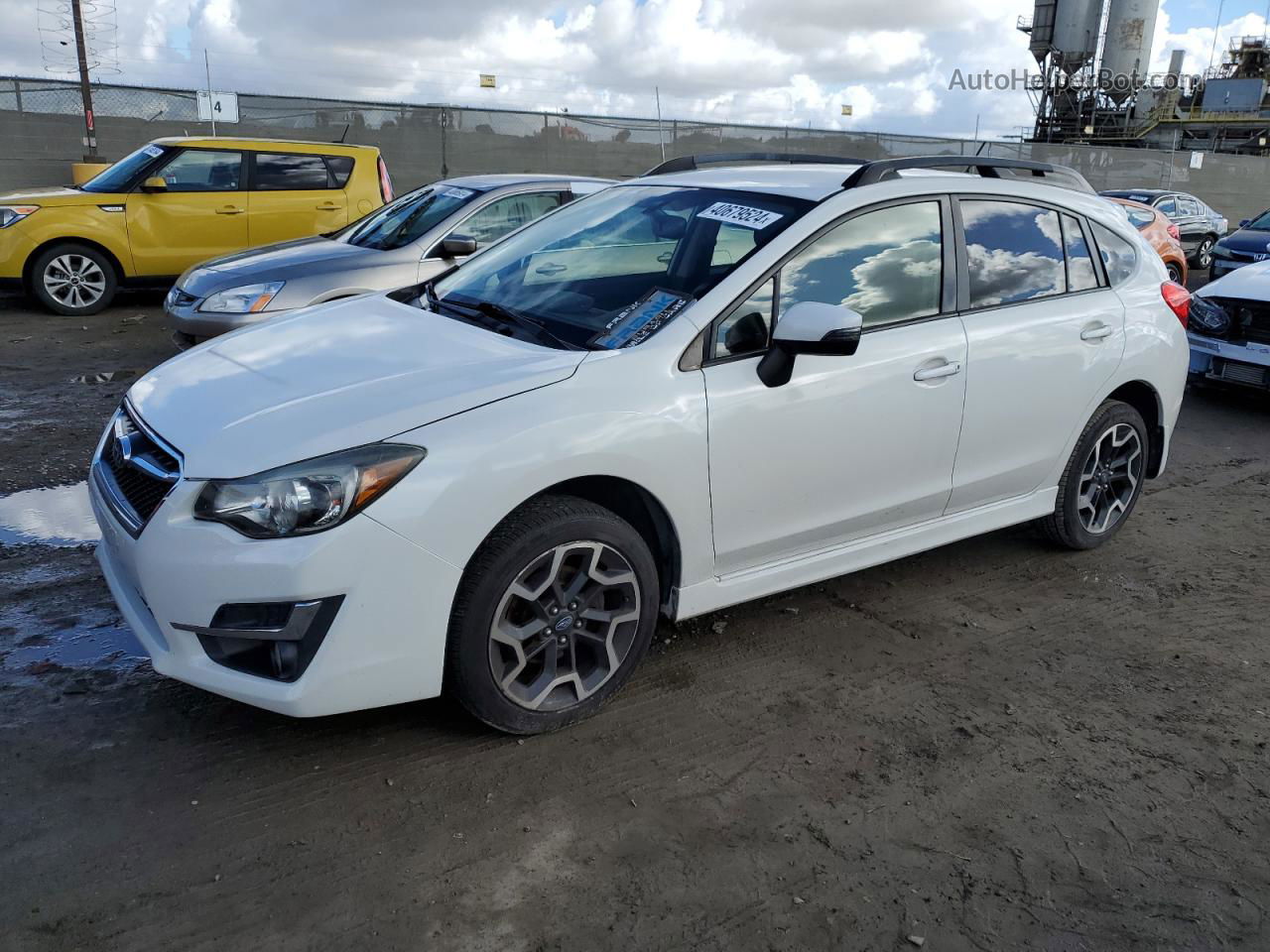 2016 Subaru Impreza Sport Premium White vin: JF1GPAP67G8285257