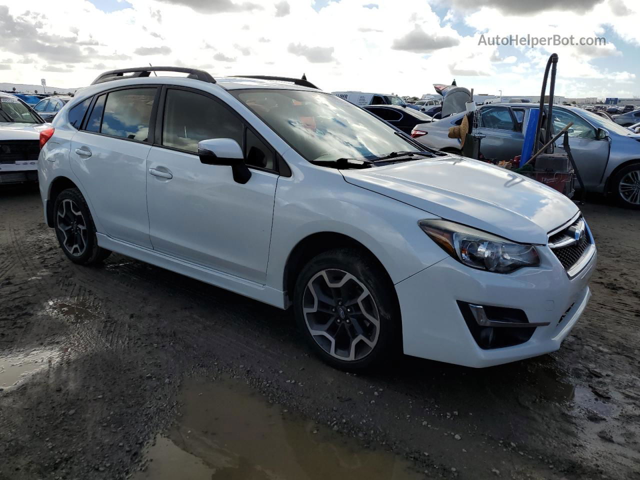 2016 Subaru Impreza Sport Premium White vin: JF1GPAP67G8285257