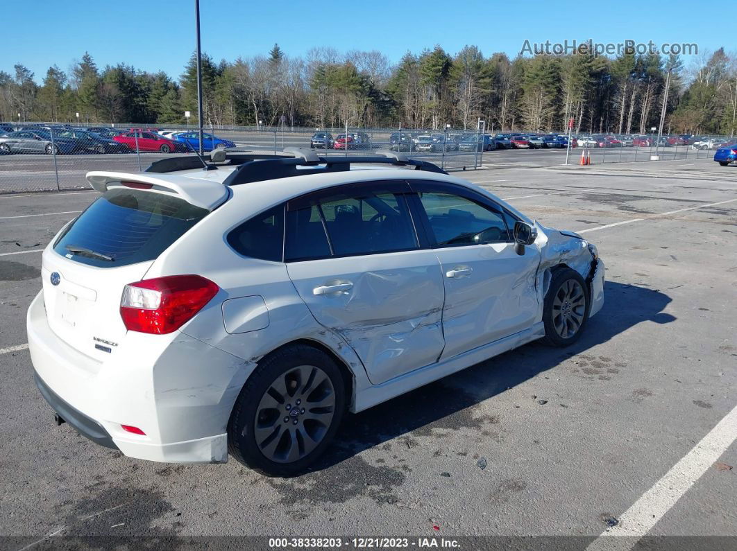 2016 Subaru Impreza 2.0i Sport Premium White vin: JF1GPAP67G8302106