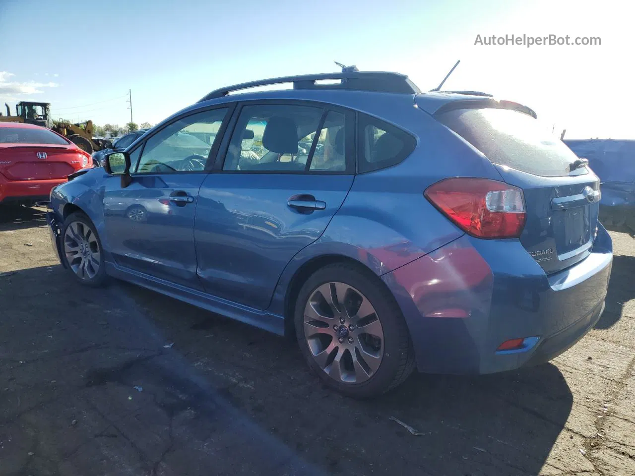 2016 Subaru Impreza Sport Premium Blue vin: JF1GPAP67G8315406