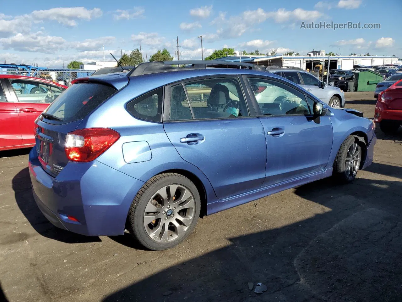 2016 Subaru Impreza Sport Premium Blue vin: JF1GPAP67G8315406