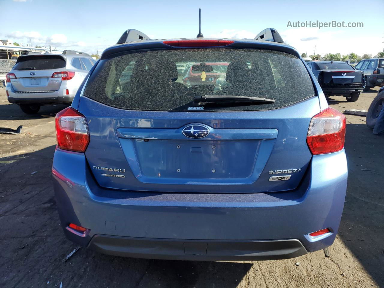 2016 Subaru Impreza Sport Premium Blue vin: JF1GPAP67G8315406