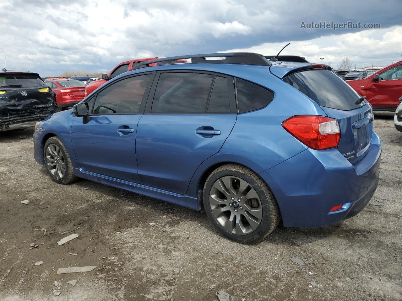 2016 Subaru Impreza Sport Premium Синий vin: JF1GPAP68GH228971