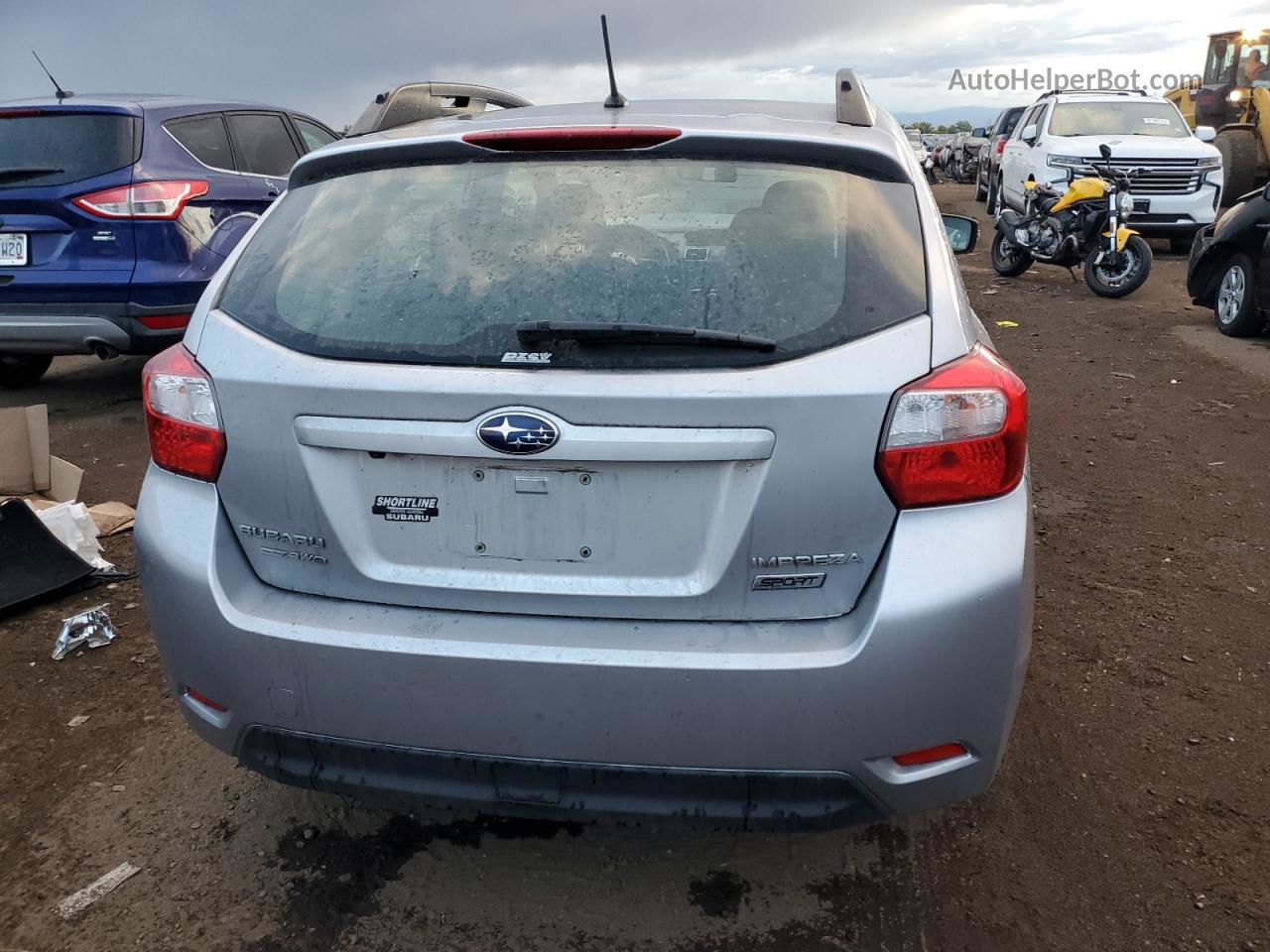 2016 Subaru Impreza Sport Premium Silver vin: JF1GPAP69G8324303