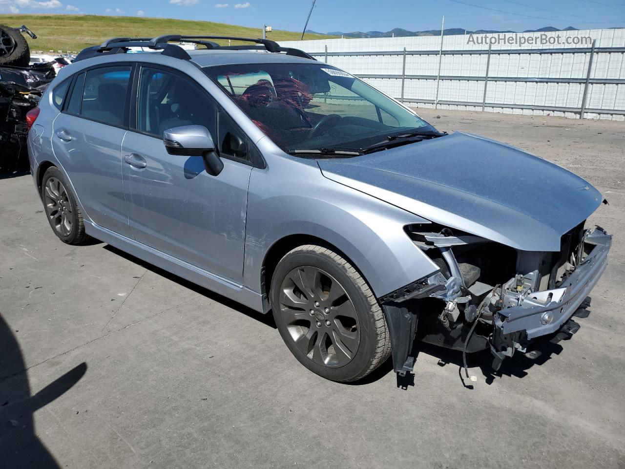 2016 Subaru Impreza Sport Premium Silver vin: JF1GPAP69GG265310