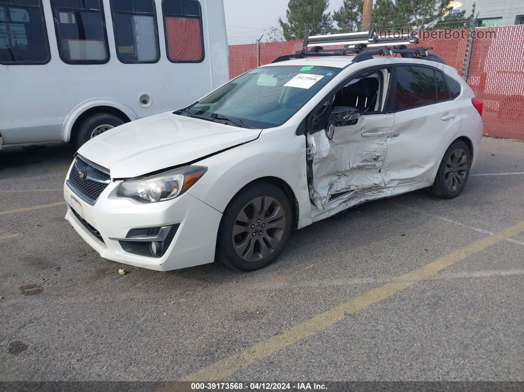 2016 Subaru Impreza 2.0i Sport Premium White vin: JF1GPAP69GH287009