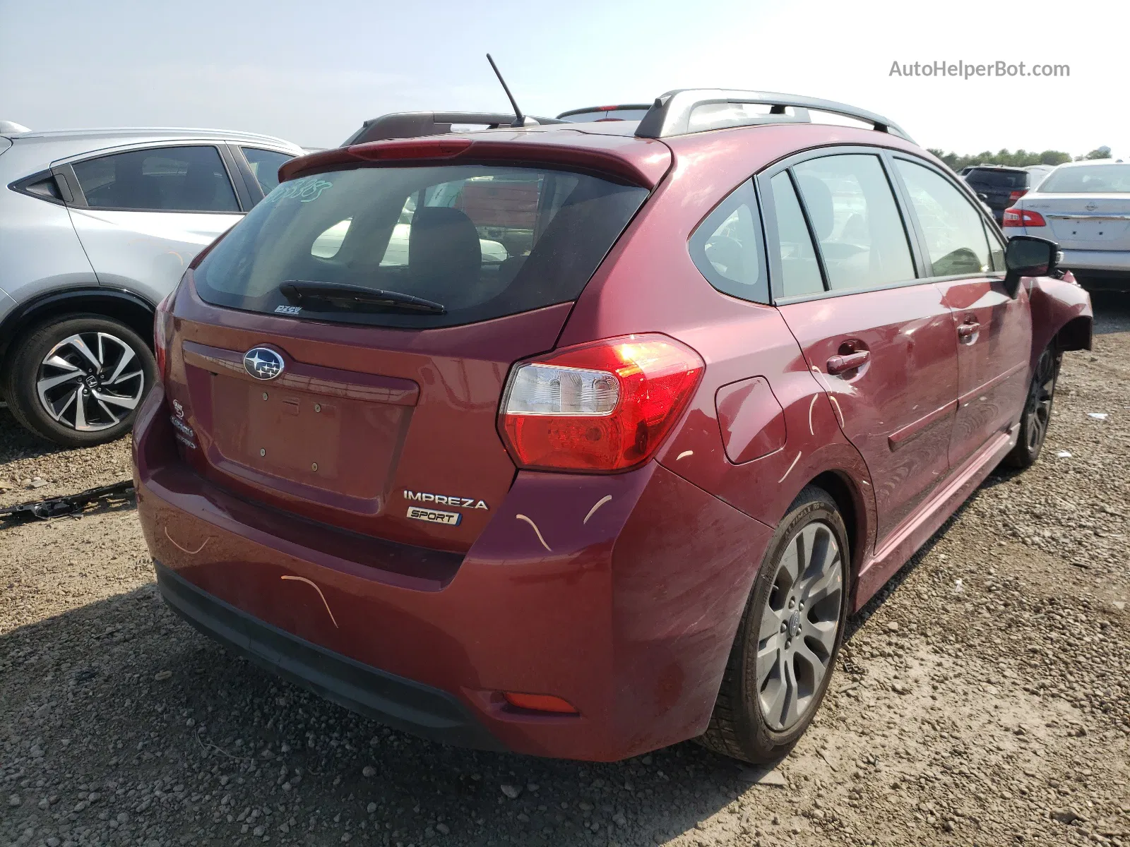 2016 Subaru Impreza Sport Premium Red vin: JF1GPAP6XG8237560