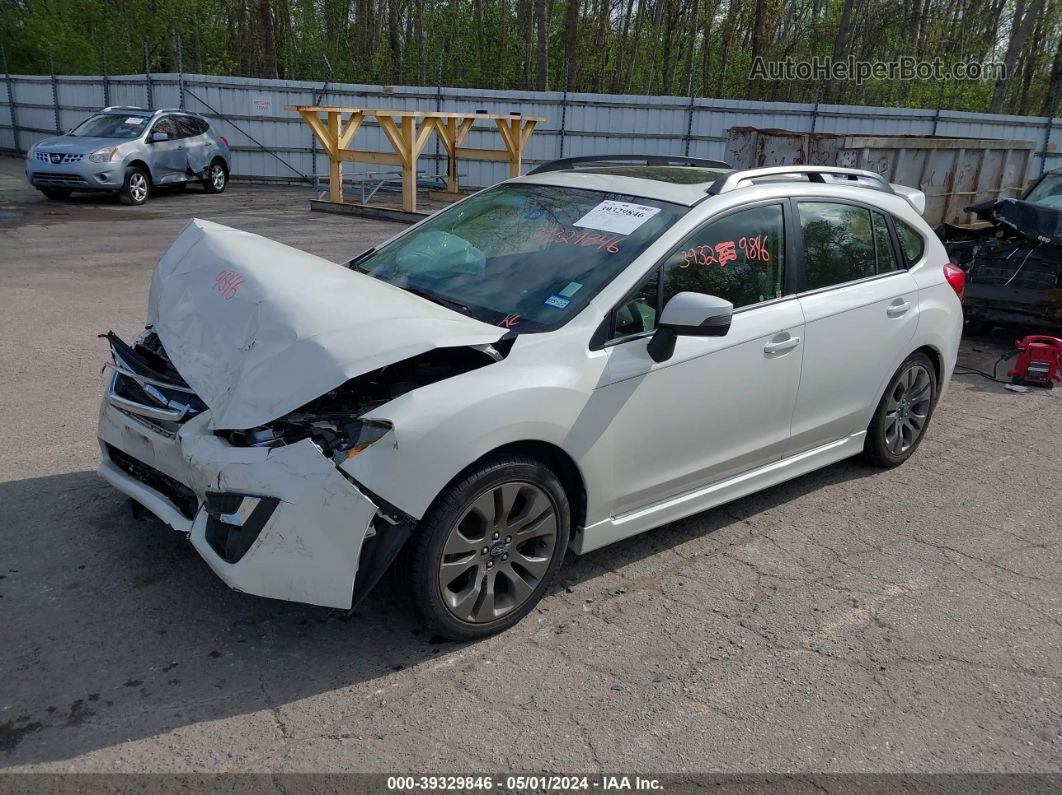 2016 Subaru Impreza 2.0i Sport Premium White vin: JF1GPAS60G8247912