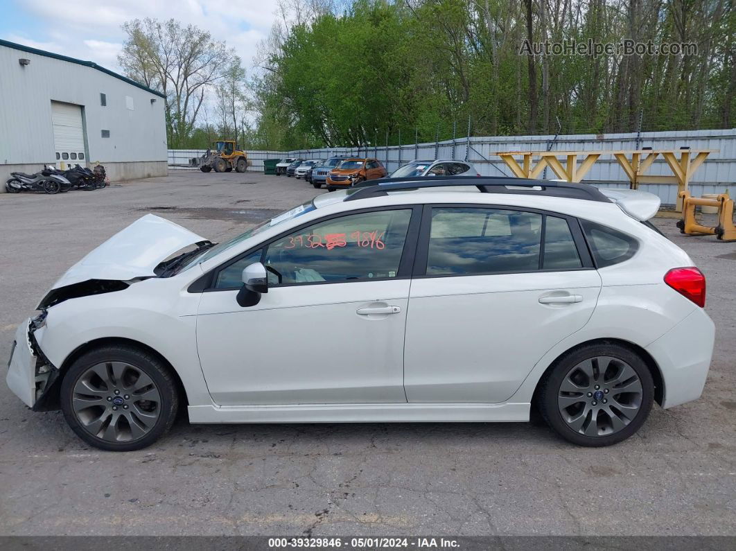 2016 Subaru Impreza 2.0i Sport Premium White vin: JF1GPAS60G8247912