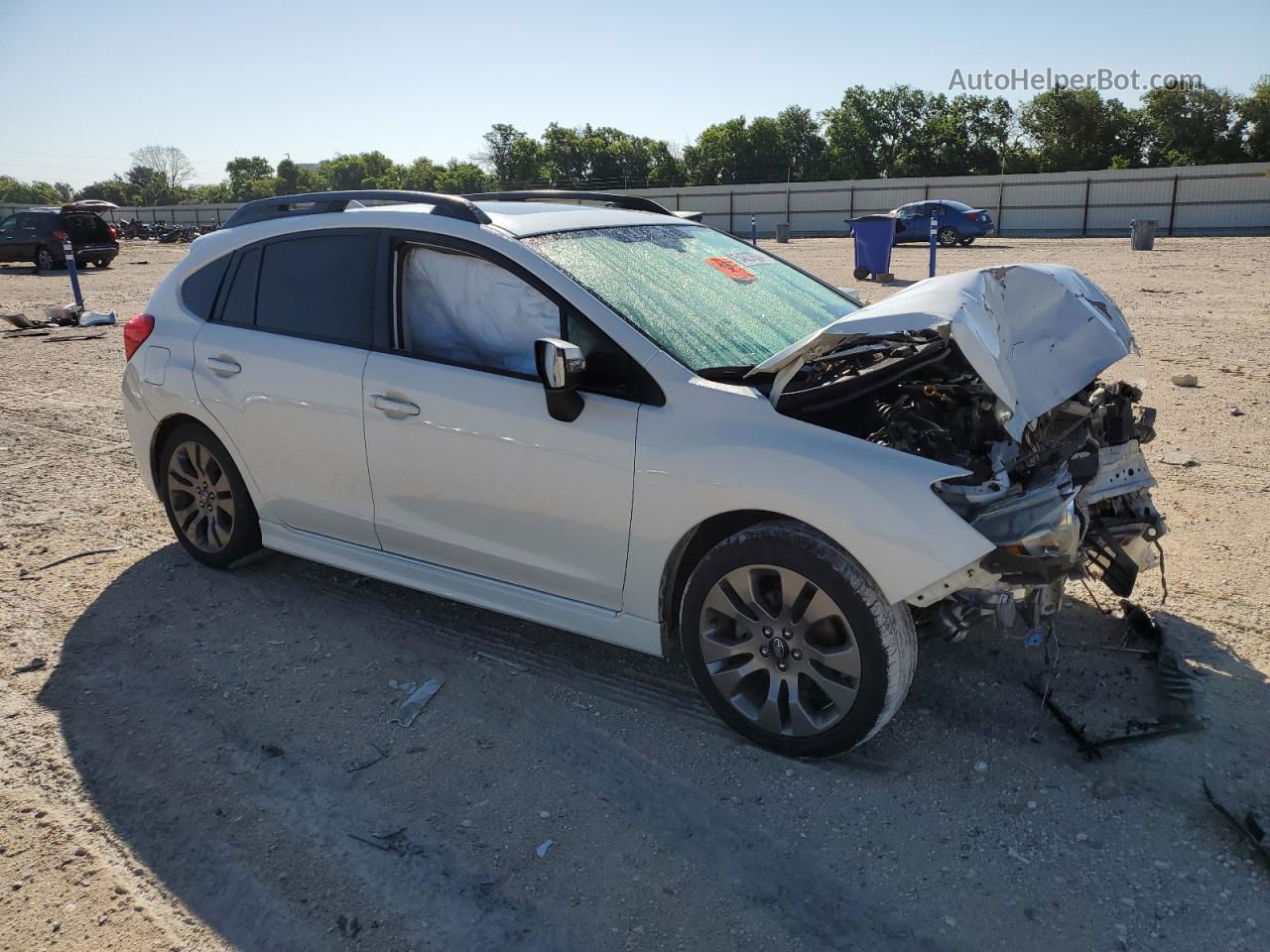 2016 Subaru Impreza Sport White vin: JF1GPAS64G8273994