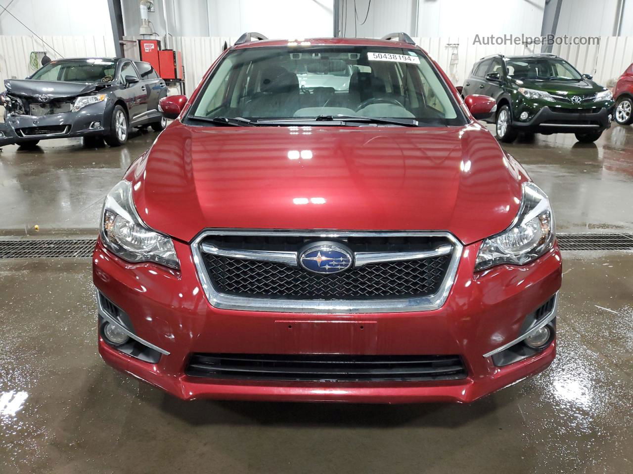 2016 Subaru Impreza Sport Red vin: JF1GPAS69GH298776