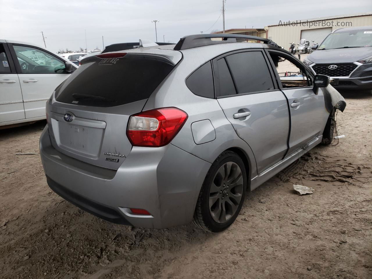 2016 Subaru Impreza Sport Silver vin: JF1GPAS6XG8229661