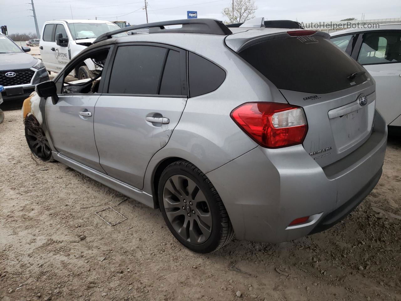 2016 Subaru Impreza Sport Silver vin: JF1GPAS6XG8229661