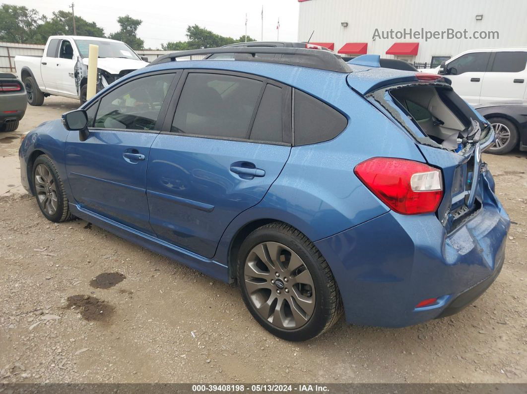 2016 Subaru Impreza 2.0i Sport Premium Light Blue vin: JF1GPAS6XGH321692