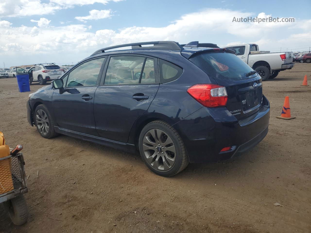 2016 Subaru Impreza Sport Limited Синий vin: JF1GPAU60GH335775