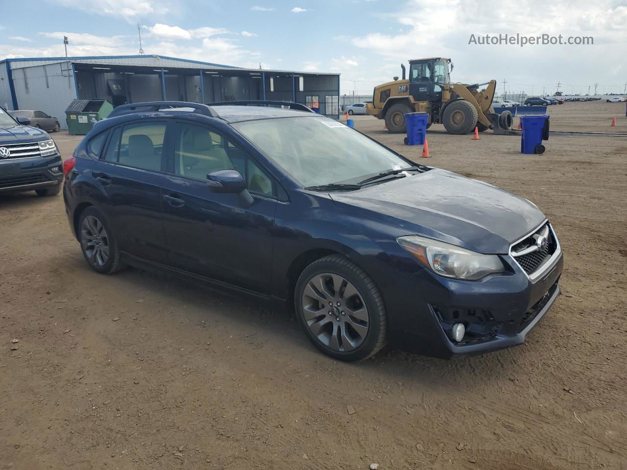 2016 Subaru Impreza Sport Limited Синий vin: JF1GPAU60GH335775