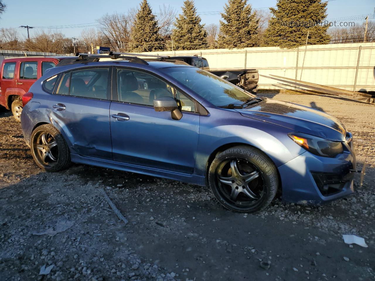 2016 Subaru Impreza Sport Limited Blue vin: JF1GPAU62G8275417