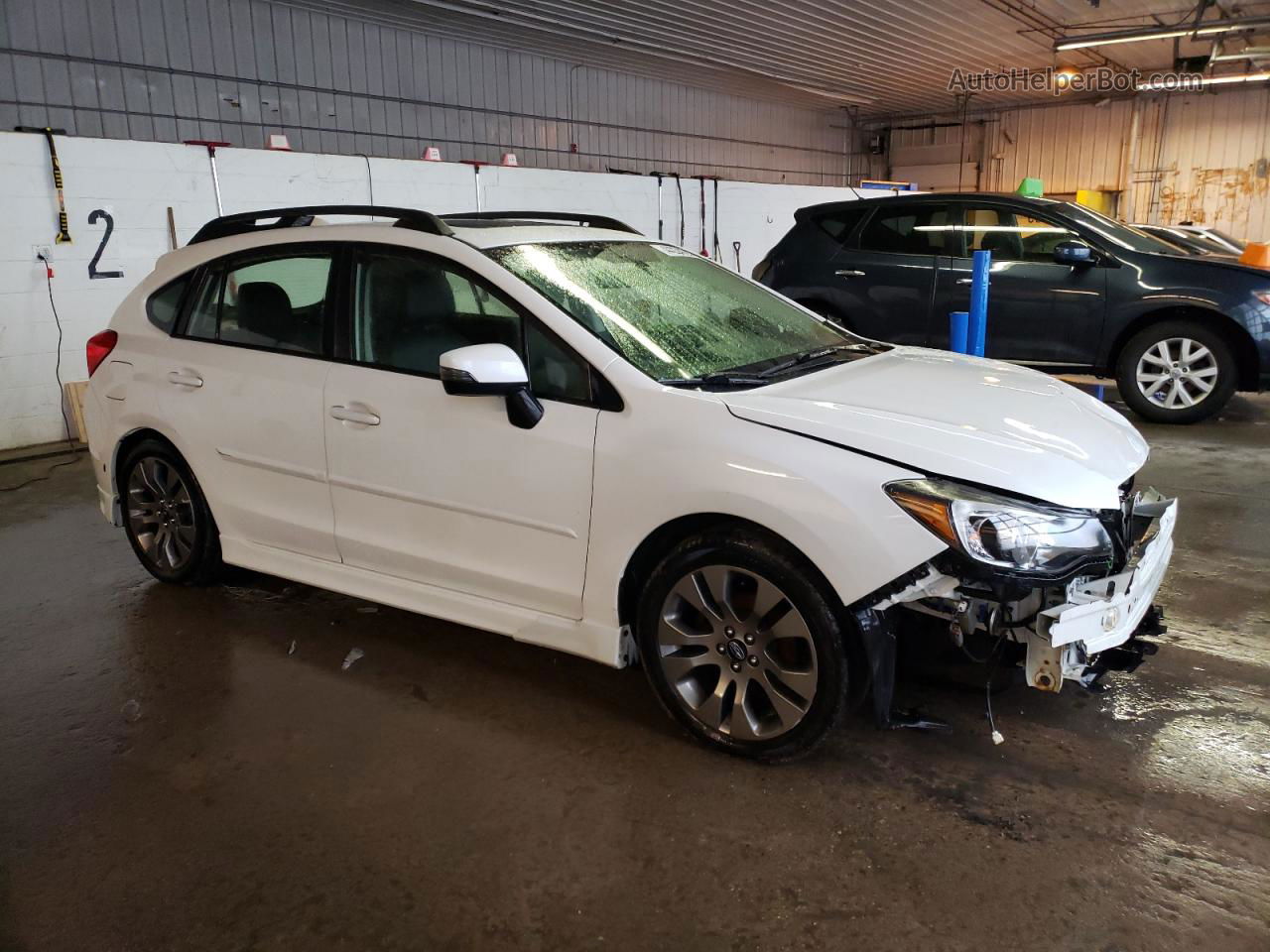 2016 Subaru Impreza Sport Limited White vin: JF1GPAU62G8317259