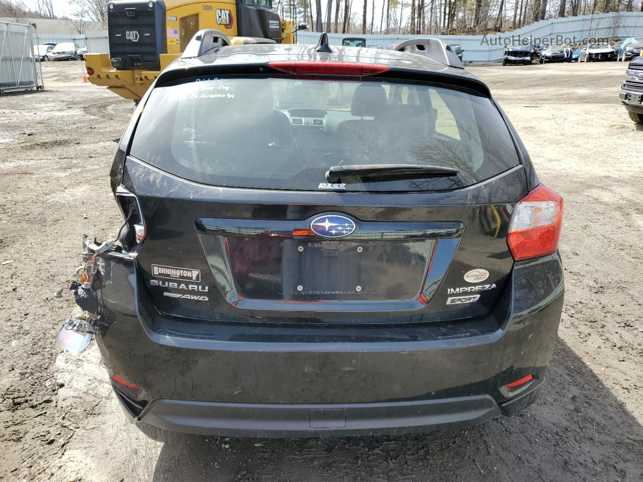 2016 Subaru Impreza Sport Limited Черный vin: JF1GPAU62GH246726