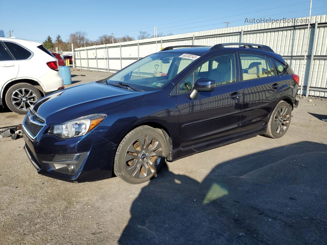 2016 Subaru Impreza Sport Limited Blue vin: JF1GPAU62GH288894