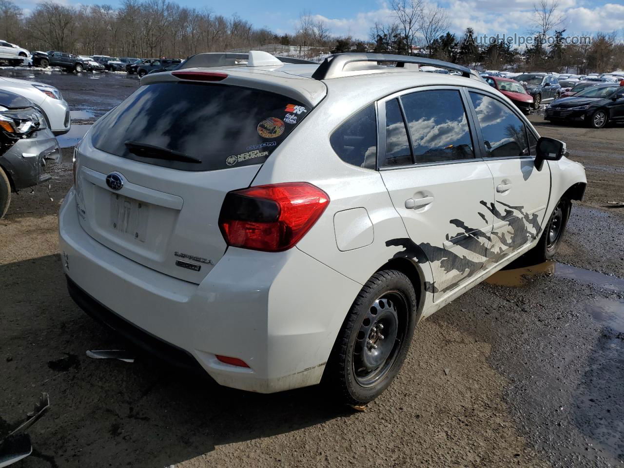 2016 Subaru Impreza Sport Limited White vin: JF1GPAU64G8223562