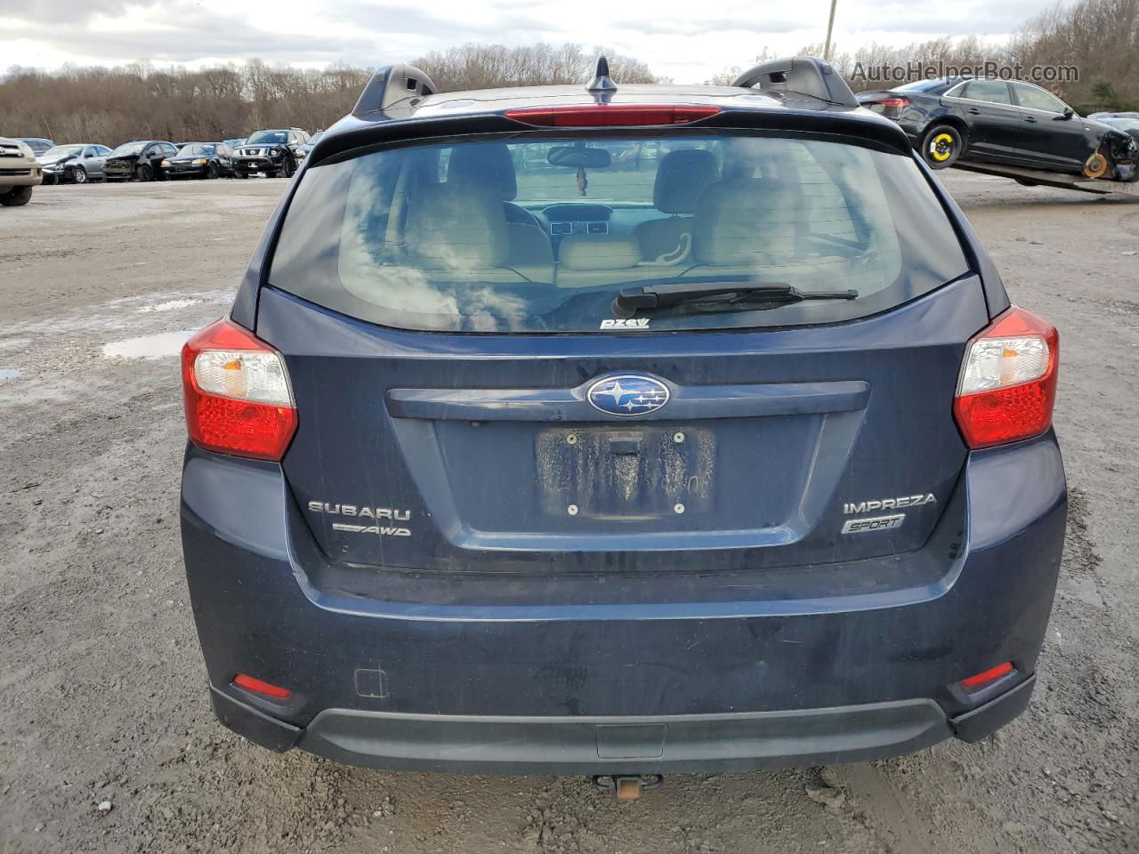 2016 Subaru Impreza Sport Limited Blue vin: JF1GPAU69GH257125