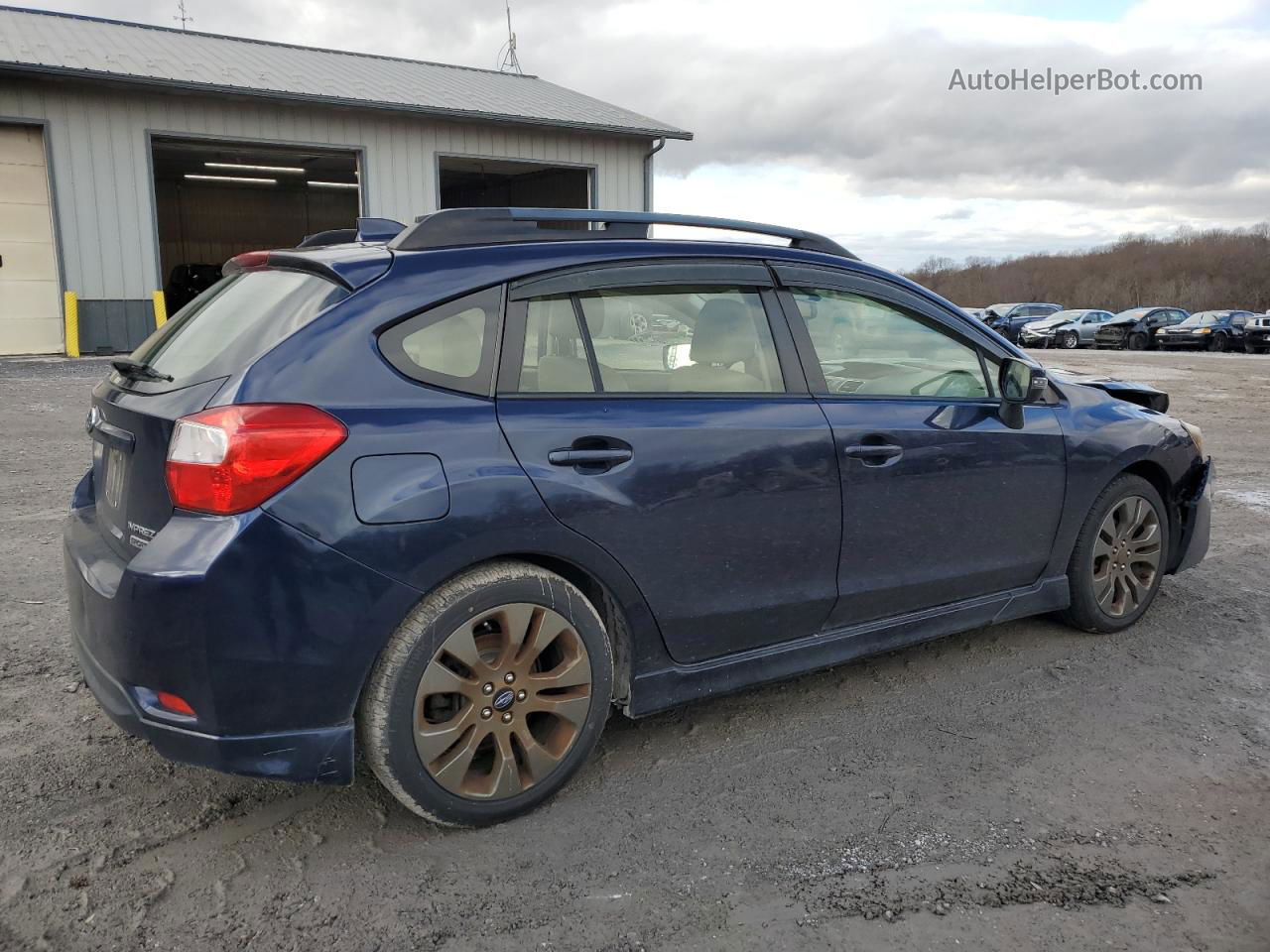 2016 Subaru Impreza Sport Limited Blue vin: JF1GPAU69GH257125