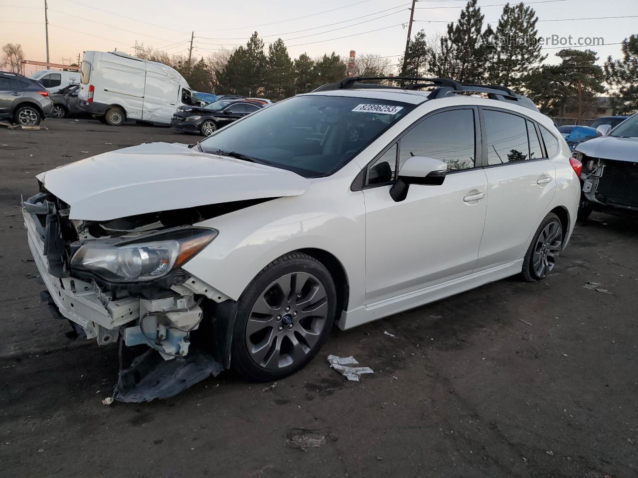 2016 Subaru Impreza Sport Limited White vin: JF1GPAU6XG8226479