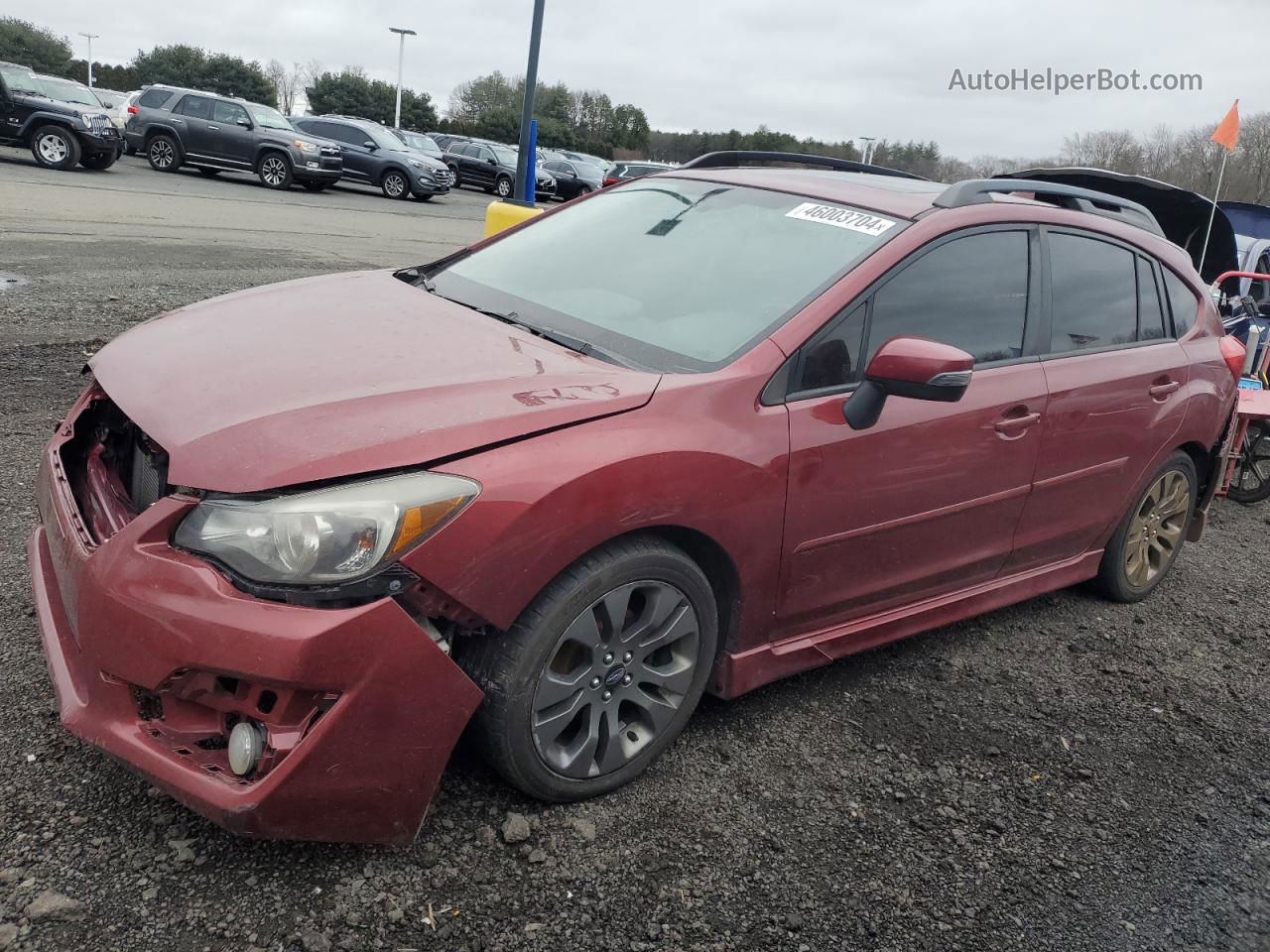 2016 Subaru Impreza Sport Limited Red vin: JF1GPAY60G8317559