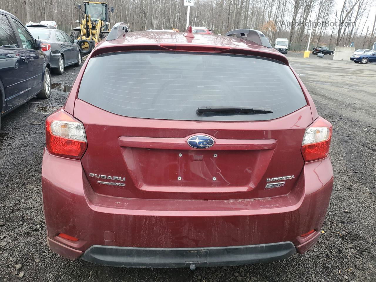 2016 Subaru Impreza Sport Limited Red vin: JF1GPAY60G8317559