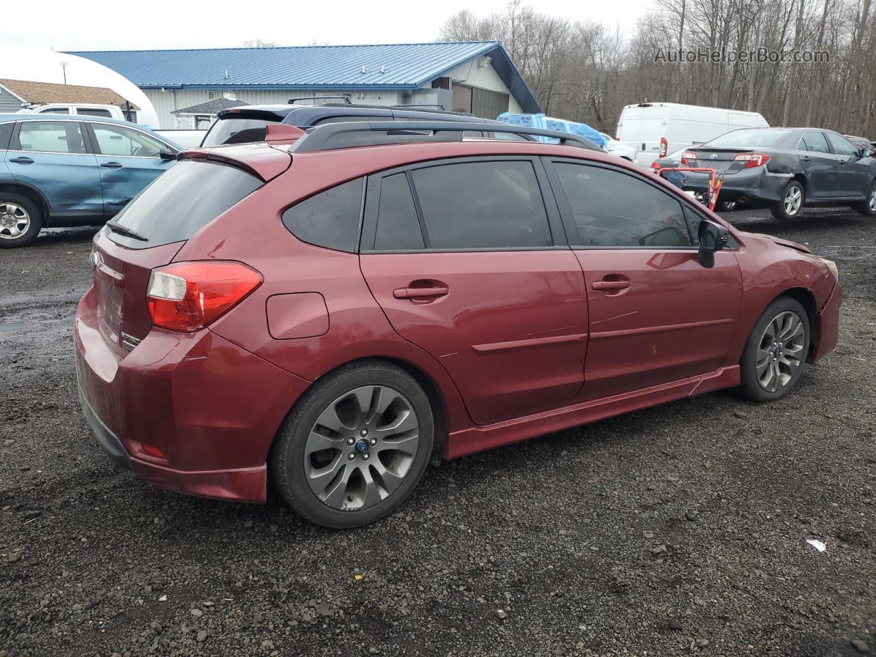 2016 Subaru Impreza Sport Limited Red vin: JF1GPAY60G8317559