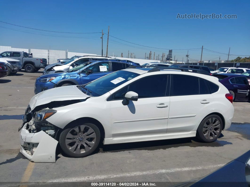 2016 Subaru Impreza 2.0i Sport Limited White vin: JF1GPAY60G8346706