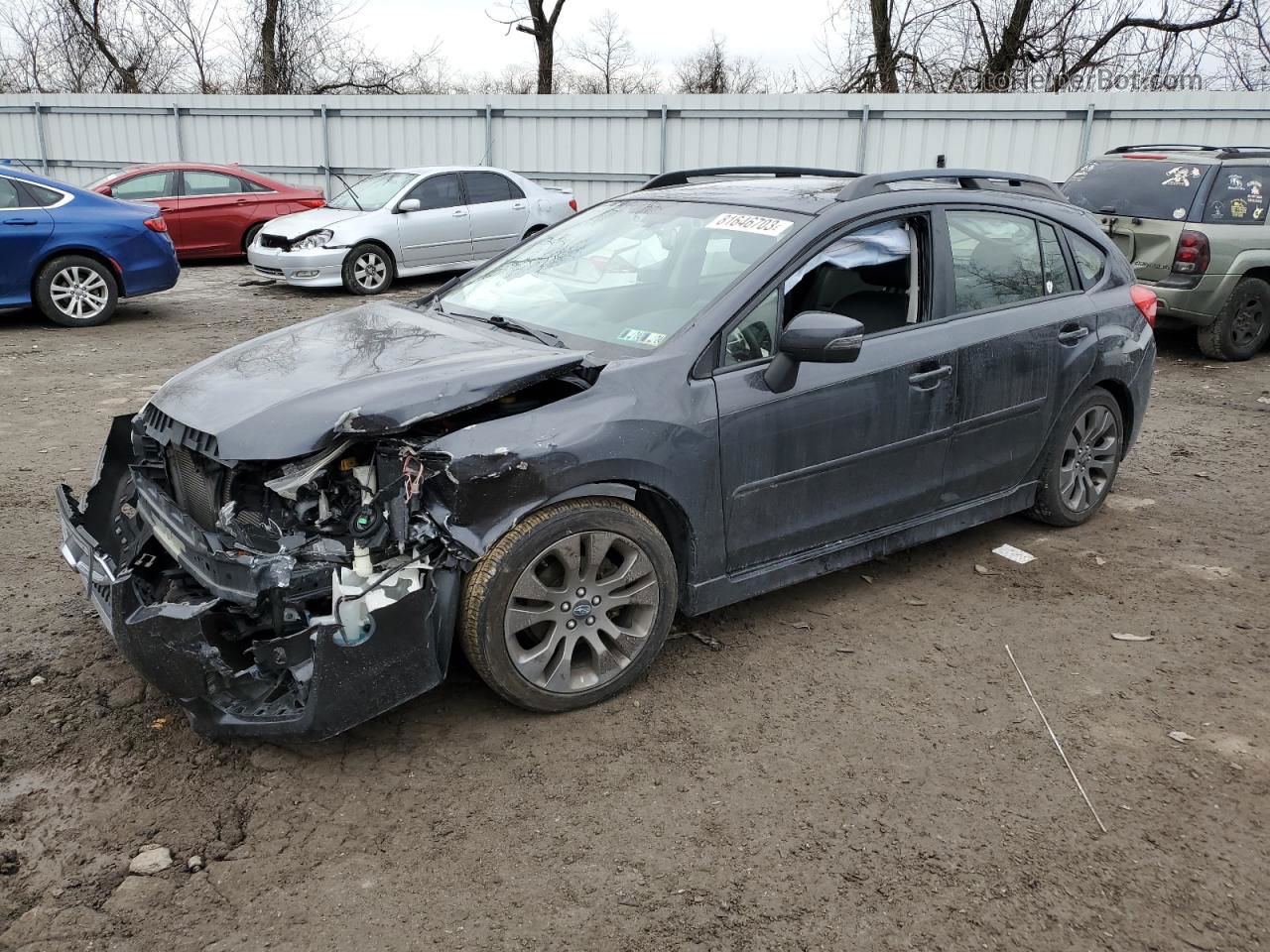 2016 Subaru Impreza Sport Limited Black vin: JF1GPAY66G8322717