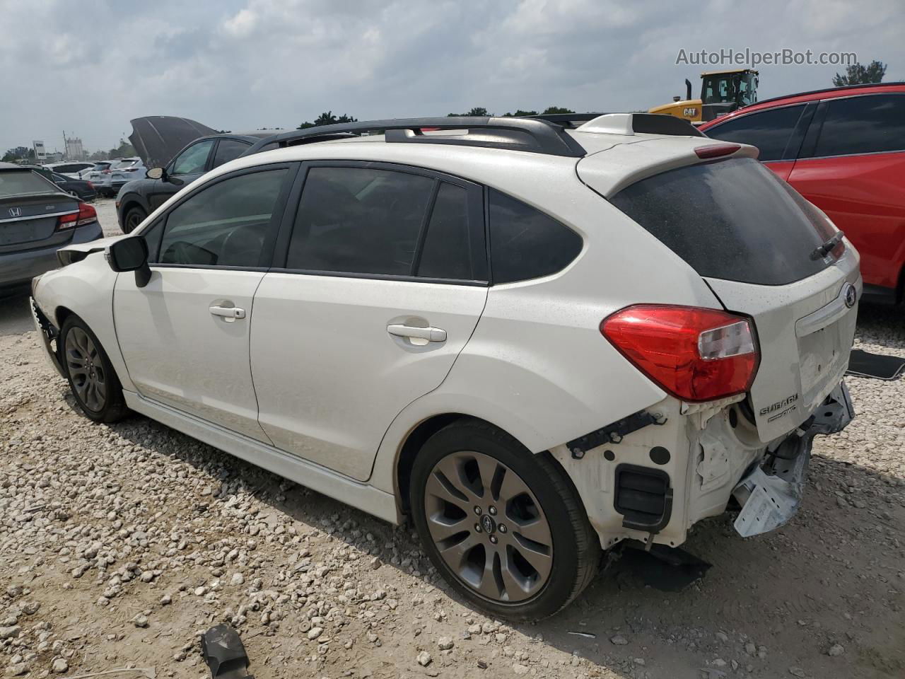 2016 Subaru Impreza Sport Limited White vin: JF1GPAY68G8220707