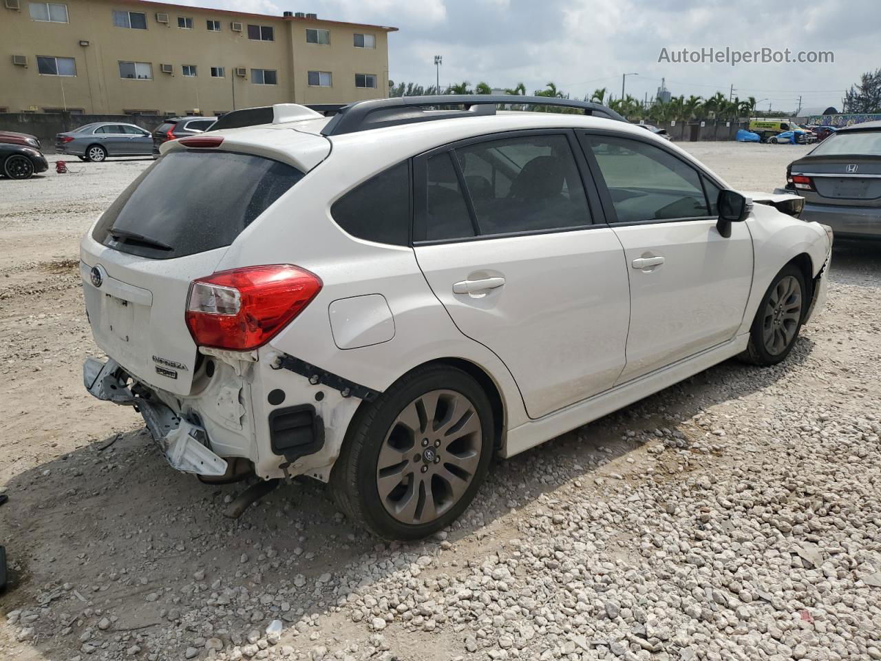 2016 Subaru Impreza Sport Limited White vin: JF1GPAY68G8220707