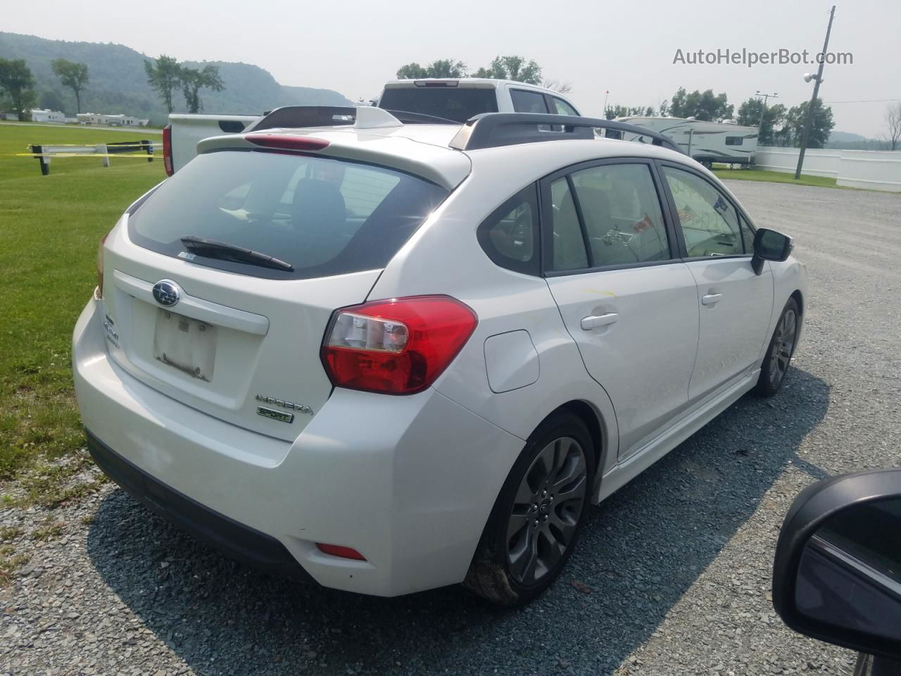 2016 Subaru Impreza Sport Limited White vin: JF1GPAY69G8282701