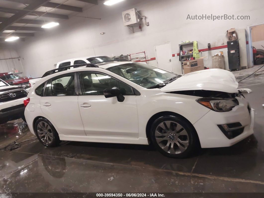 2016 Subaru Impreza 2.0i Sport Limited White vin: JF1GPAY69G8330004