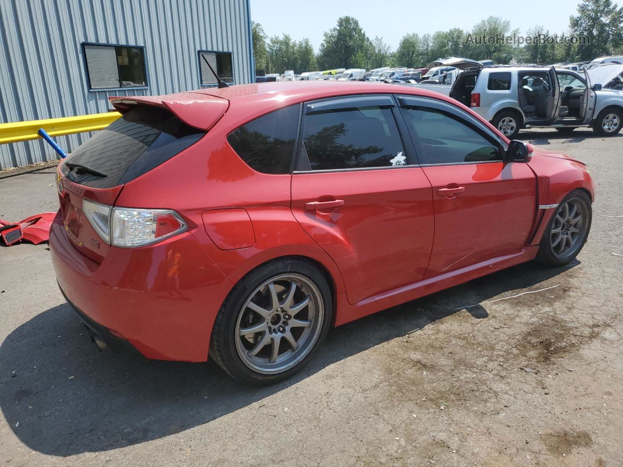 2009 Subaru Impreza Wrx Sti Red vin: JF1GR89659L800997