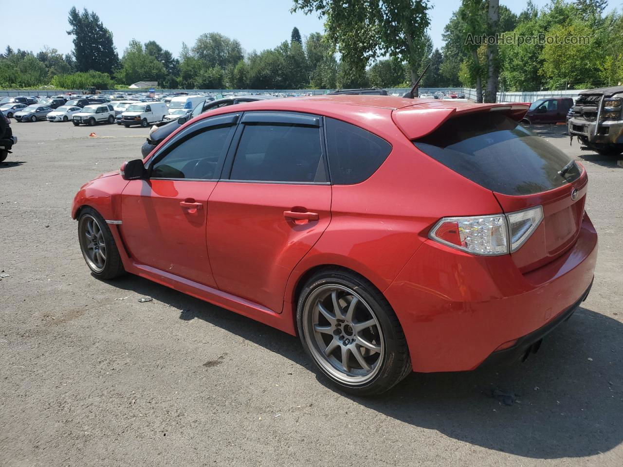 2009 Subaru Impreza Wrx Sti Red vin: JF1GR89659L800997