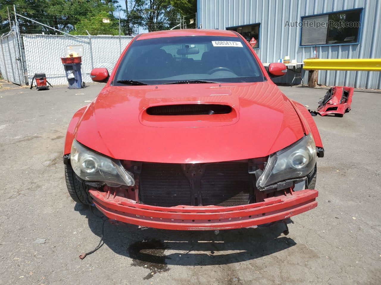 2009 Subaru Impreza Wrx Sti Red vin: JF1GR89659L800997