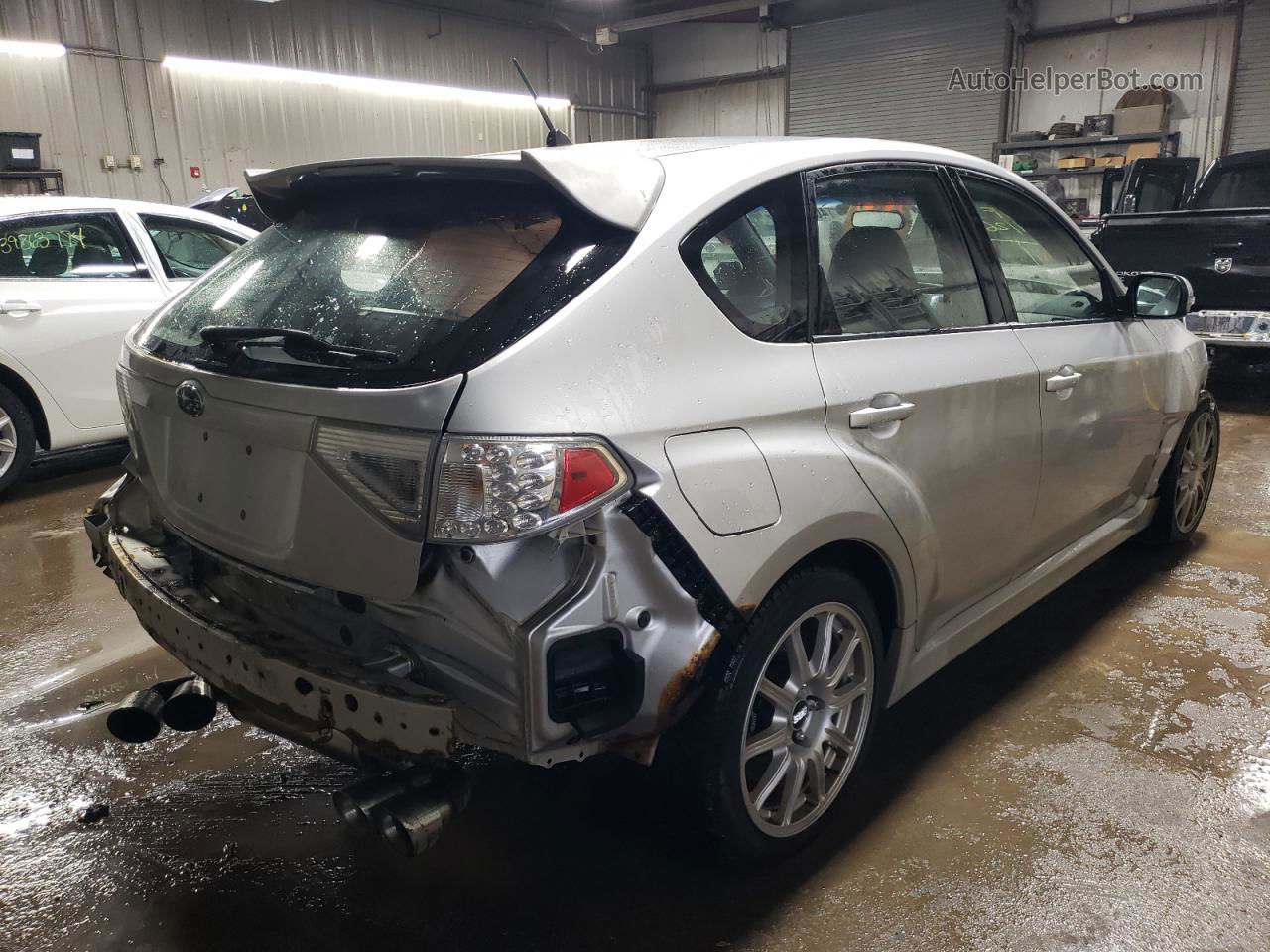 2009 Subaru Impreza Wrx Sti Silver vin: JF1GR89679L807398