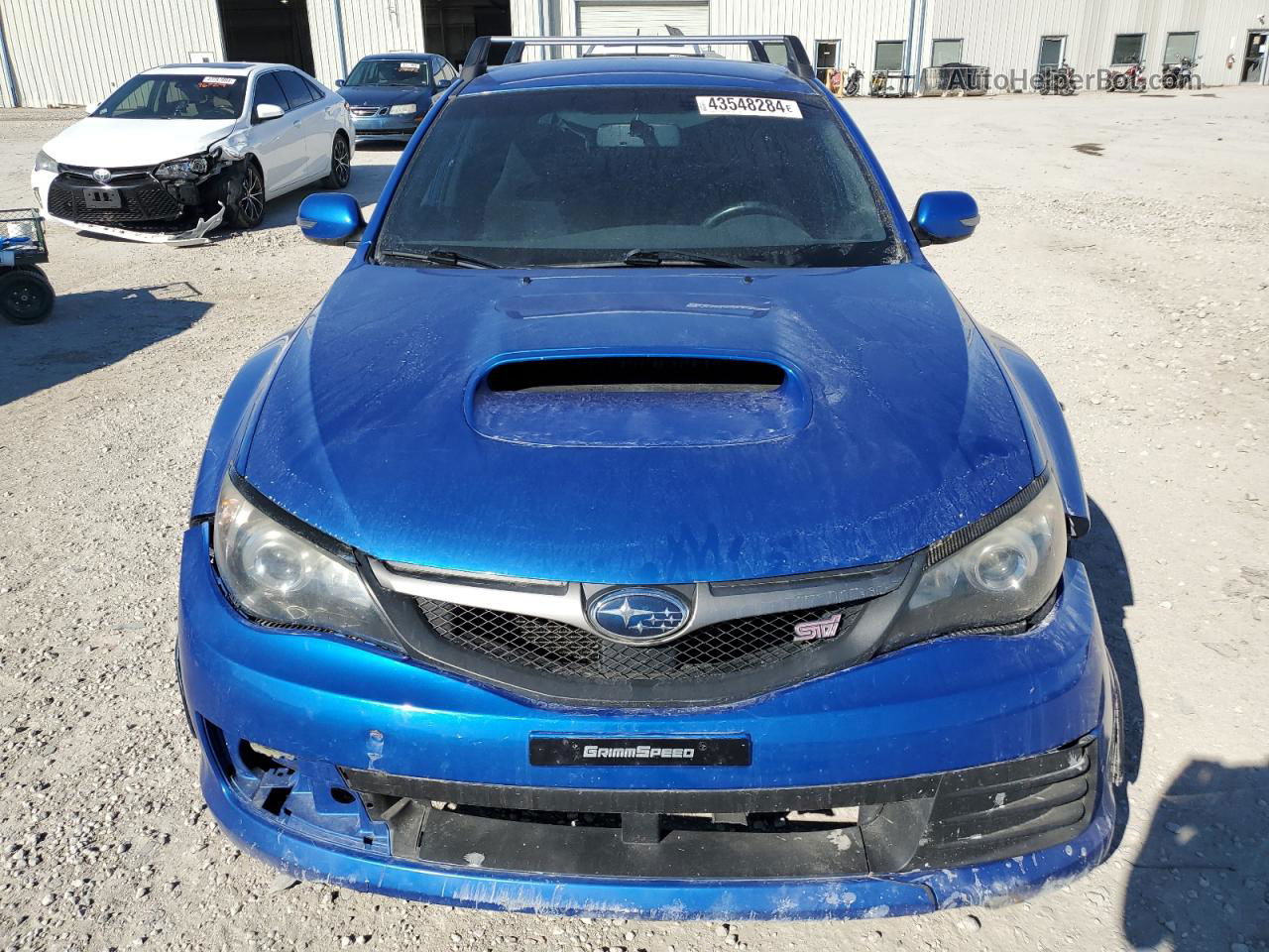 2009 Subaru Impreza Wrx Sti Синий vin: JF1GR896X9L803197