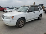 2006 Subaru Forester 2.5x White vin: JF1SG63606G757509