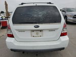 2006 Subaru Forester 2.5x White vin: JF1SG63606G757509