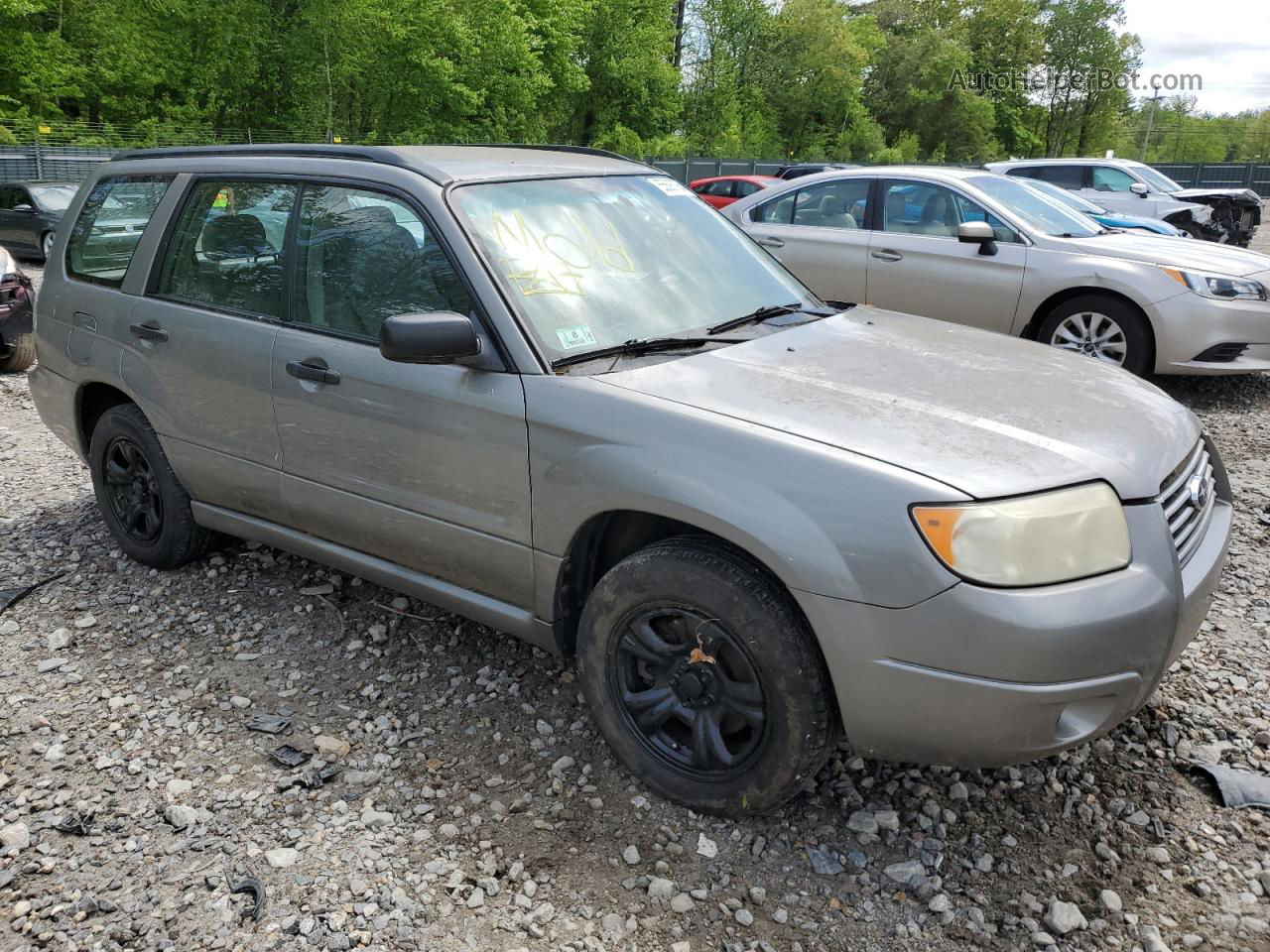 2006 Subaru Forester 2.5x Серебряный vin: JF1SG63606H726156