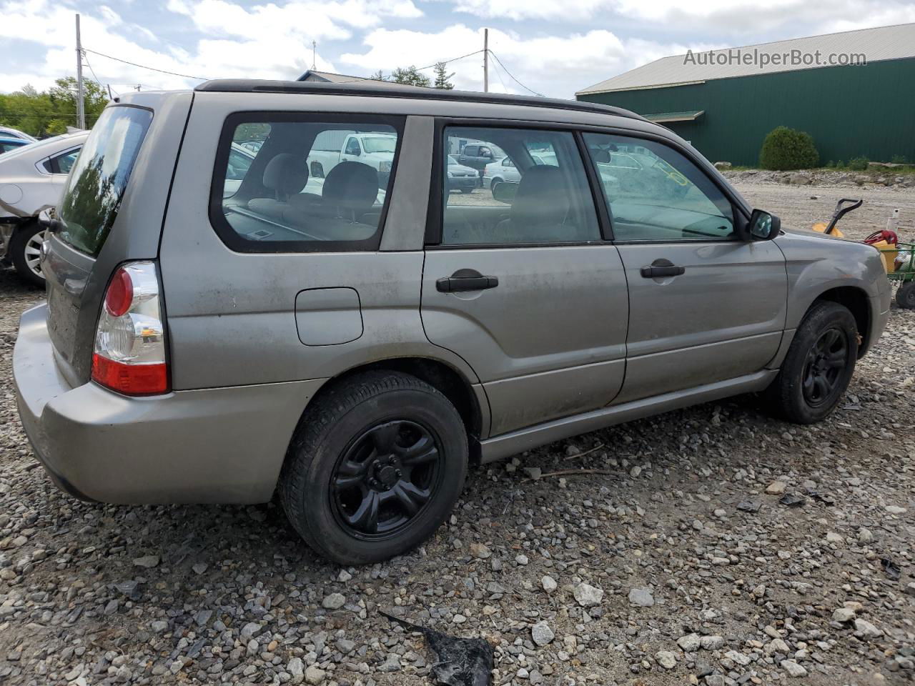 2006 Subaru Forester 2.5x Silver vin: JF1SG63606H726156