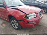 2006 Subaru Forester 2.5x Red vin: JF1SG63616H704781