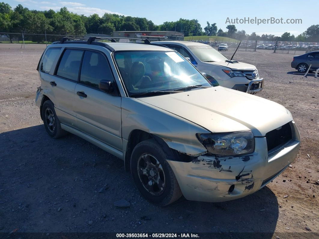 2006 Subaru Forester 2.5x Gray vin: JF1SG63626H701999