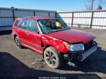 2006 Subaru Forester 2.5x Красный vin: JF1SG63626H719208